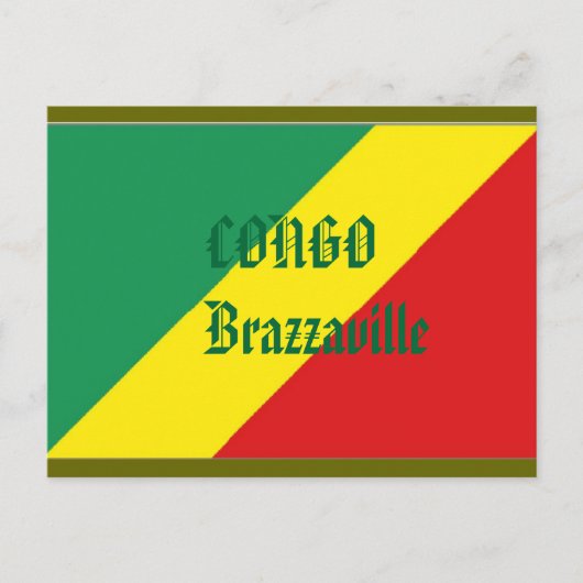 Carte postale Congo Brazzaville (Devant)