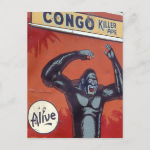 Carte Postale Congo, le tueur du cirque