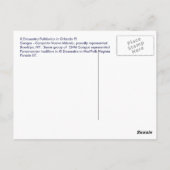 Carte Postale Congos panaméens CNM (Dos)