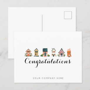 Carte Postale Congrats Immobilier Nouveau propriétaire
