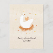 Carte Postale Congratulations a baby chick (Devant)