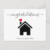 Carte Postale Congratulations on your new home (Devant)