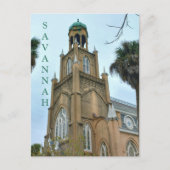 Carte Postale Congrégation Mickve Israel Savannah Georgia (Devant)