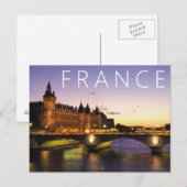 Carte Postale Congrès au bord de la Seine | Paris, France (Devant / Derrière)