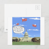 Carte Postale Congrès et violence sur les armes à feu Parler qua (Devant / Derrière)