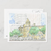 Carte Postale Congress Ave. à Forth Street, Austin, Texas (Devant / Derrière)