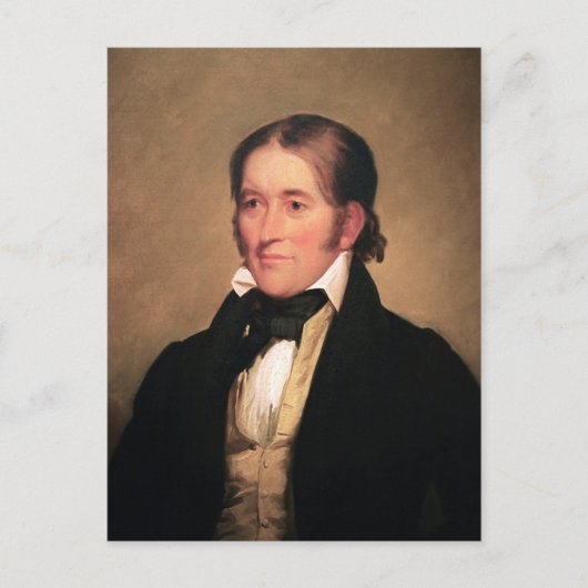 Carte Postale Congressman Davy Crockett par Chester Harding (Devant)