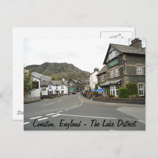 Carte Postale Coniston, Angleterre (Devant / Derrière)