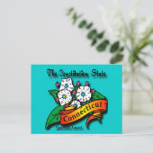 Carte Postale Conn Mountain Laurel Constitution État (Debout devant)