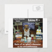 Carte Postale Connaissance Chien Conversions oubliées Eskimo Pi (Devant / Derrière)