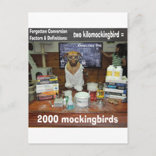 Carte Postale Connaissance Chien Oublié Conversion kilomockingbi