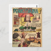 Carte Postale Connaissez-Le À Propos De La Pennsylvanie (Devant / Derrière)