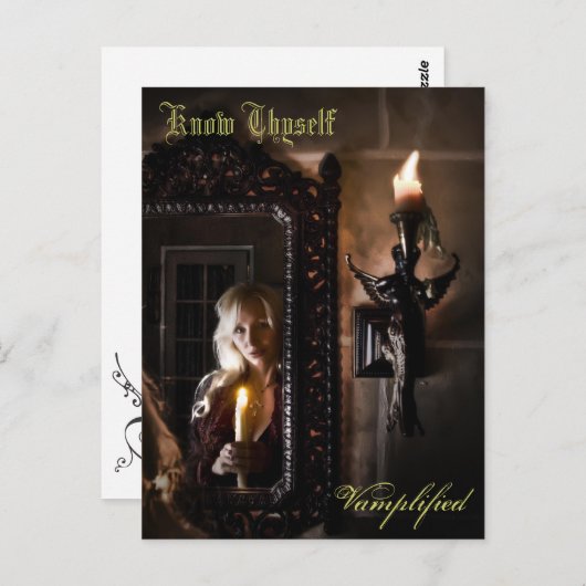Carte Postale Connaissez Thyself Vamplified (Devant / Derrière)