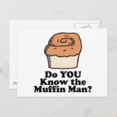 Carte Postale connaître le muffin (Devant / Derrière)