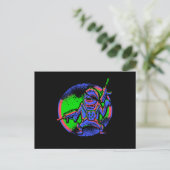 Carte Postale Connecteur de balise laser (Debout devant)