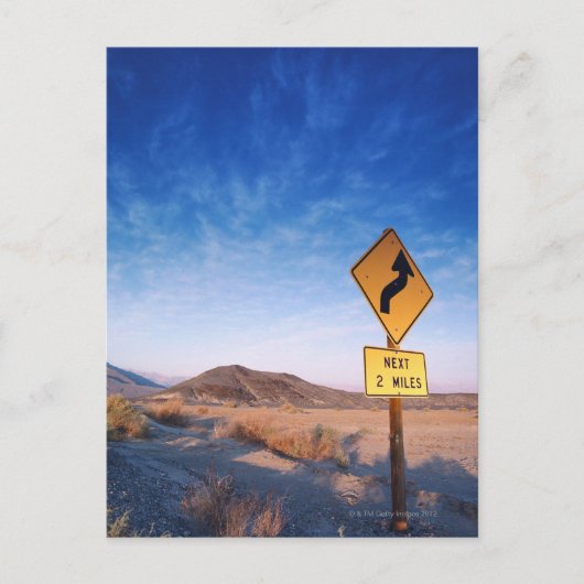 Carte Postale Connectez-vous sur la route de la vallée de la mor (Devant)