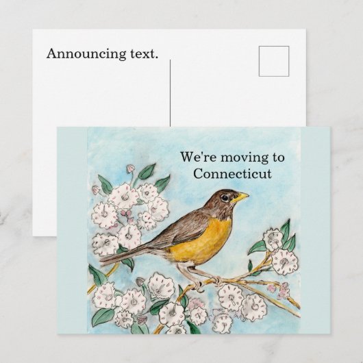 Carte Postale Connecticut (Devant / Derrière)