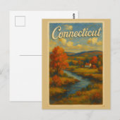 Carte Postale connecticut (Devant / Derrière)