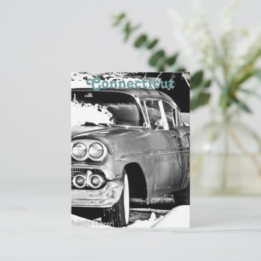 Carte postale Connecticut (Debout devant)