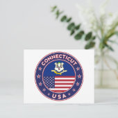 Carte Postale Connecticut (Debout devant)