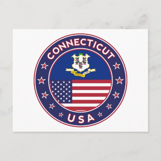 Carte Postale Connecticut (Devant)