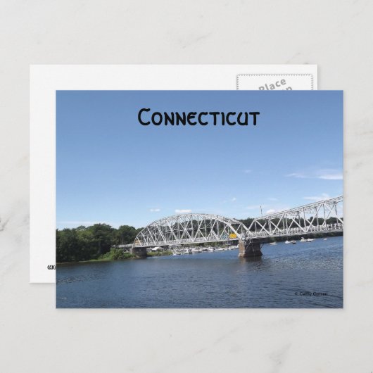 Carte Postale Connecticut (Devant / Derrière)