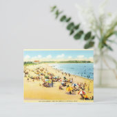 Carte postale Connecticut Beach Restauration vinta (Debout devant)