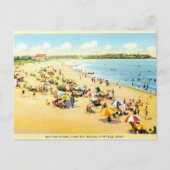 Carte postale Connecticut Beach Restauration vinta (Devant)