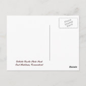 Carte Postale Connecticut, Château de Gillette - (Dos)