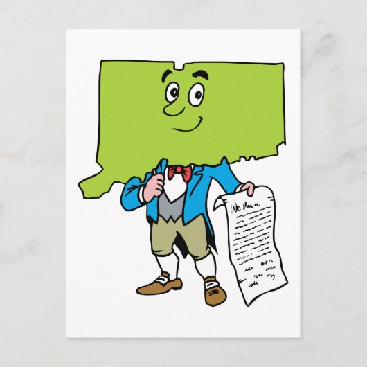 Carte Postale Connecticut CT Vintage voyage Souvenir (Devant)