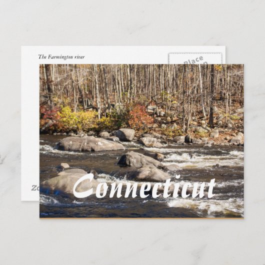 Carte postale Connecticut Fall River (Devant / Derrière)