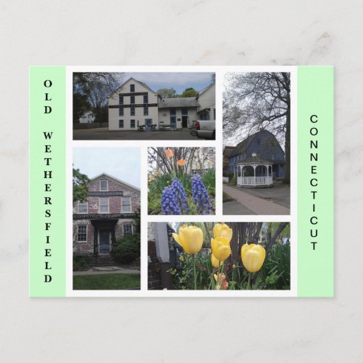Carte postale Connecticut Old Wethersfield (Devant)