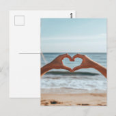 Carte Postale Connexion au coeur de la plage (Devant / Derrière)