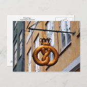 Carte Postale Connexion Crowned Pretzel à Copenhague (Devant / Derrière)