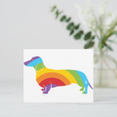 Carte Postale Connexion Doxie Rainbow (Debout devant)