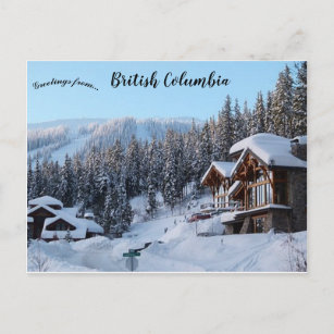 Carte Postale Connexion en Colombie-Britannique Canada