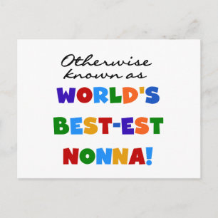 Carte Postale Connu autrement comme le meilleur cadeau de chemis