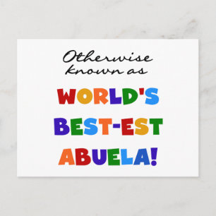 Carte Postale Connu par ailleurs comme le meilleur cadeau d'Abue