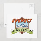 Carte Postale Conquérir l'Everest (Devant / Derrière)