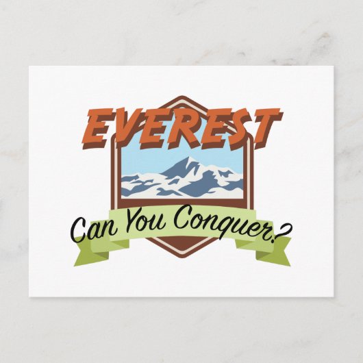Carte Postale Conquérir l'Everest (Devant)