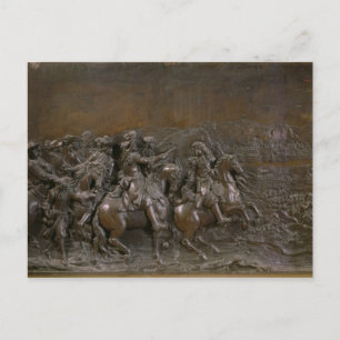 Carte Postale Conquête de Franche-Comte en 1674, vers 1686
