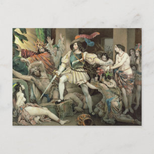 Carte Postale Conquête du Mexique