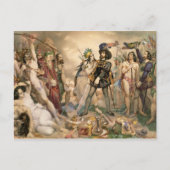 Carte Postale Conquête du Mexique (Devant)