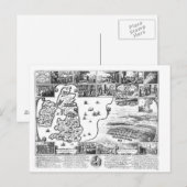 Carte Postale Conquêtes de Gustavus II Adolphe (Devant / Derrière)