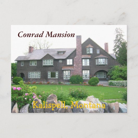 Carte Postale Conrad Mansion, Kalispell Montana (Devant)