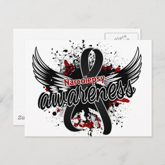 Carte Postale Conscience 16 de narcolepsie (Devant / Derrière)