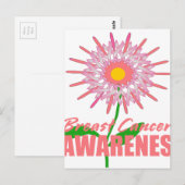 Carte Postale Conscience de cancer du sein (Devant / Derrière)