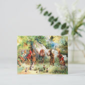 Carte Postale Conseil de Gnomes Vintage (Debout devant)