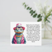 Carte Postale Conseil Drôle D'Un Alligator (Debout devant)