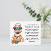 Carte Postale Conseil Drôle D'Un Canard (Debout devant)